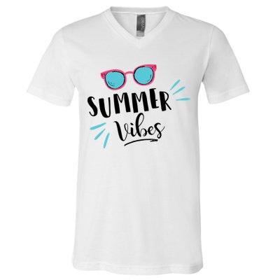 Summer Vibes Vacation Fun V-Neck T-Shirt