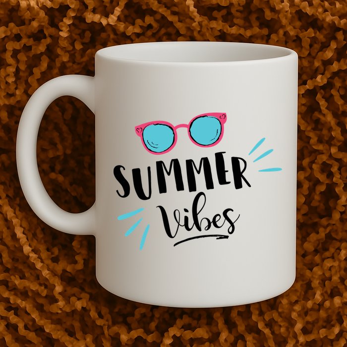 Summer Vibes Vacation Fun Mug