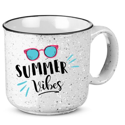 Summer Vibes Vacation Fun 15oz Campfire Ceramic Mug