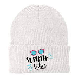 Summer Vibes Vacation Fun Knit Cap Winter Beanie