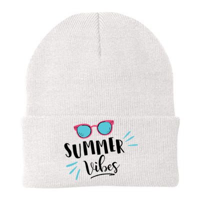 Summer Vibes Vacation Fun Knit Cap Winter Beanie