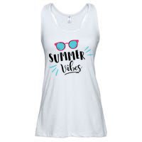 Summer Vibes Vacation Fun Ladies Essential Flowy Tank