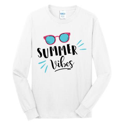 Summer Vibes Vacation Fun Tall Long Sleeve T-Shirt