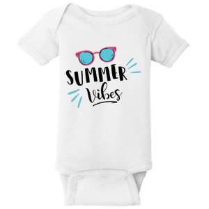 Summer Vibes Vacation Fun Baby Bodysuit