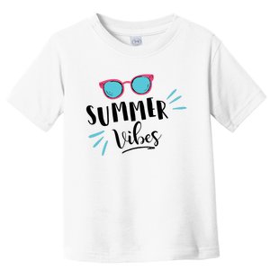 Summer Vibes Vacation Fun Toddler T-Shirt