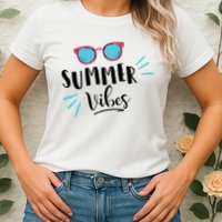 Summer Vibes Vacation Fun Womens T-Shirt
