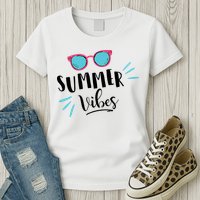 Summer Vibes Vacation Fun Womens T-Shirt