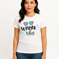 Summer Vibes Vacation Fun Womens T-Shirt