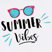 Summer Vibes Vacation Fun Womens T-Shirt