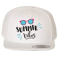 Summer Vibes Vacation Fun Wool Snapback Cap