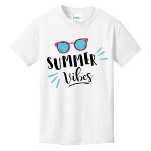 Summer Vibes Vacation Fun Kids T-Shirt