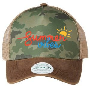 Summer Vibes Vacation Fun Legacy Tie Dye Trucker Hat