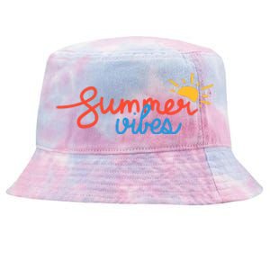 Summer Vibes Vacation Fun Tie-Dyed Bucket Hat