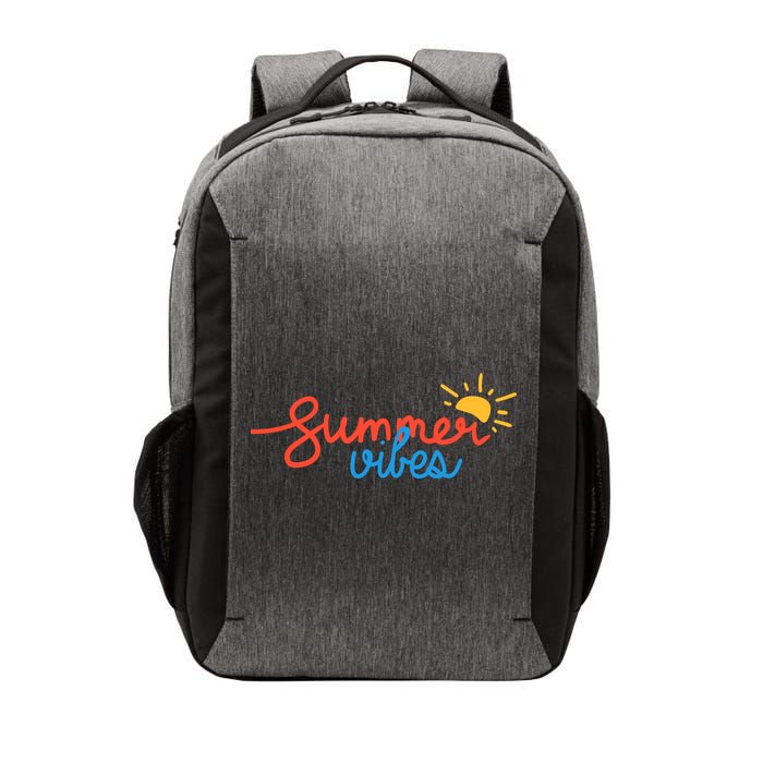 Summer Vibes Vacation Fun Vector Backpack