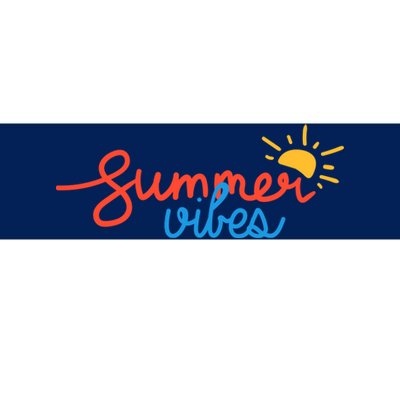 Summer Vibes Vacation Fun Bumper Sticker