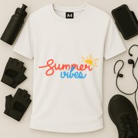 Summer Vibes Vacation Fun Cooling Performance Crew T-Shirt