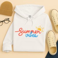 Summer Vibes Vacation Fun Hoodie