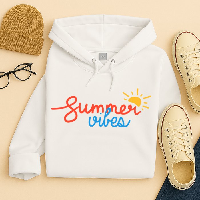Summer Vibes Vacation Fun Hoodie