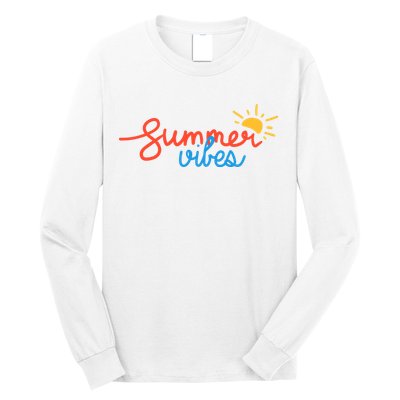 Summer Vibes Vacation Fun Long Sleeve Shirt
