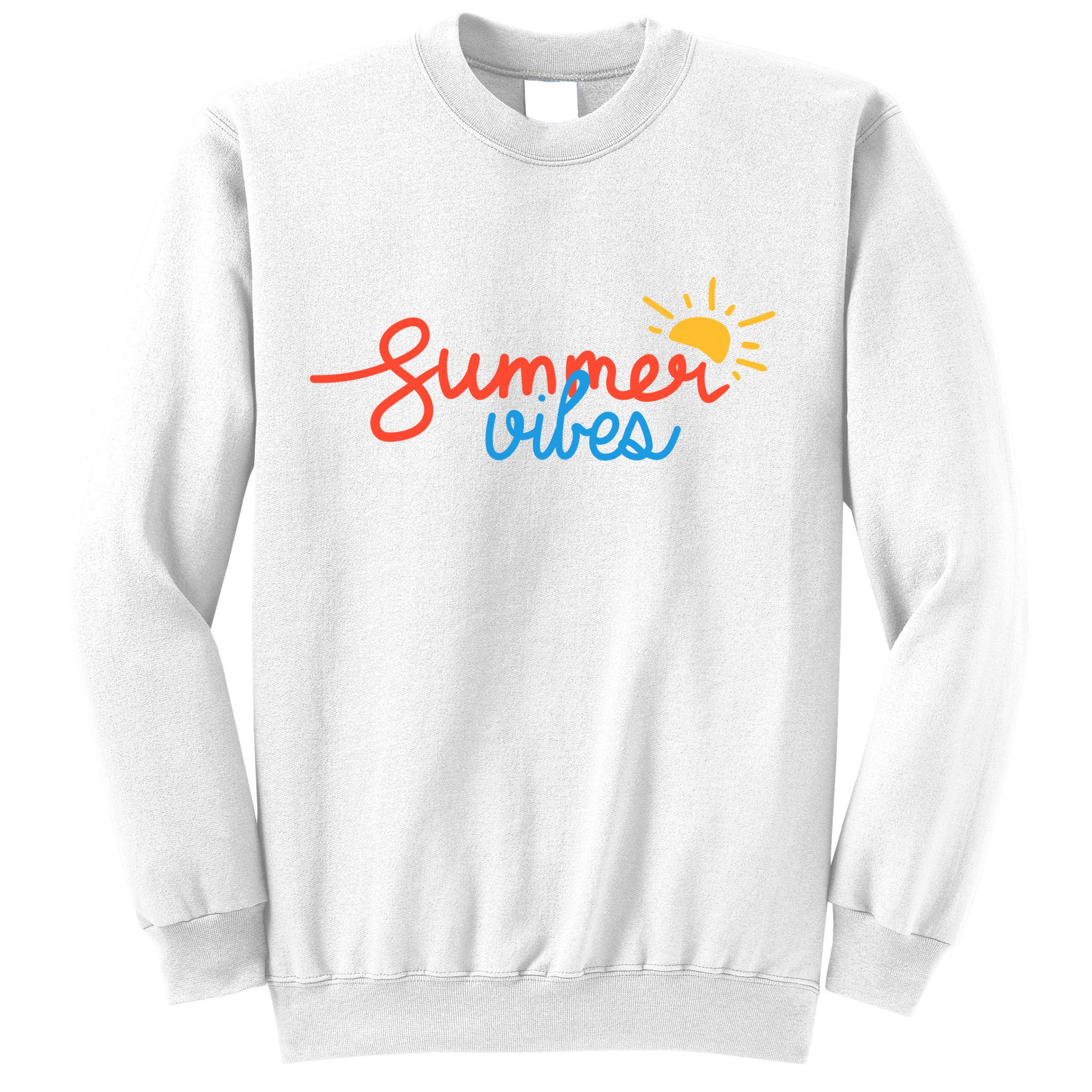 Summer Vibes Vacation Fun Sweatshirt
