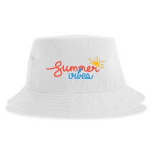 Summer Vibes Vacation Fun Sustainable Bucket Hat