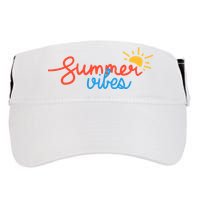 Summer Vibes Vacation Fun Adult Drive Performance Visor