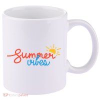 Summer Vibes Vacation Fun 11oz C Handle Ceramic Mug