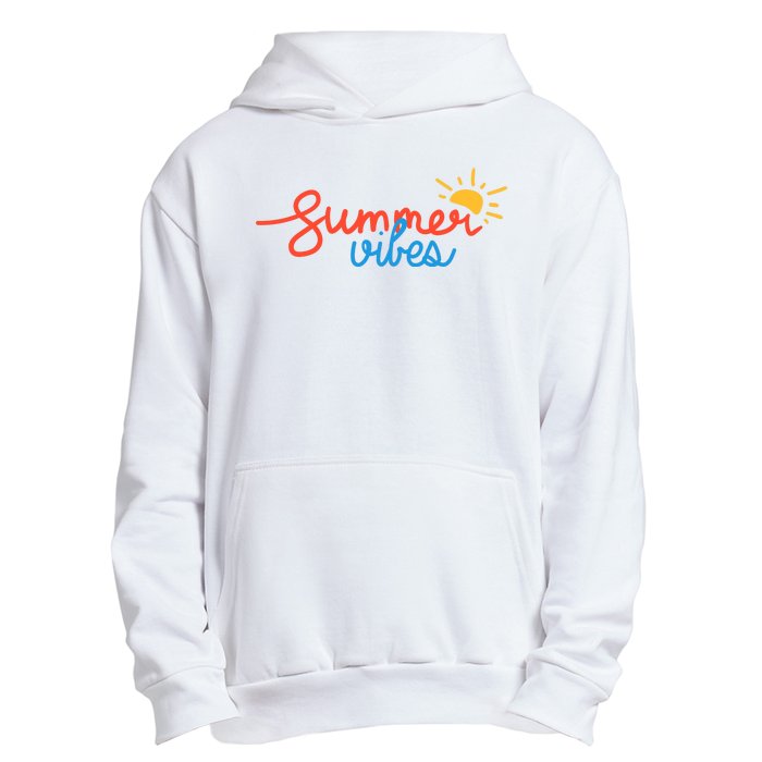 Summer Vibes Vacation Fun Urban Pullover Hoodie