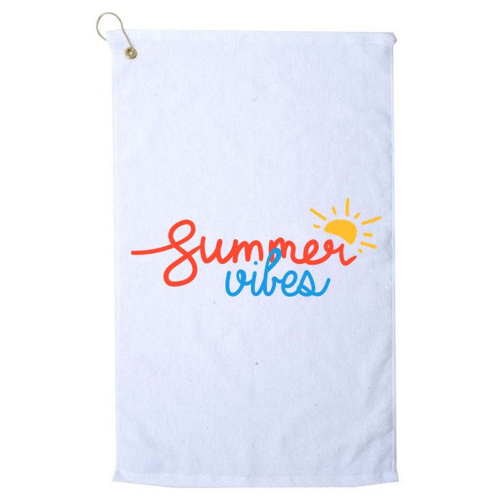 Summer Vibes Vacation Fun Golf Towel