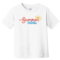 Summer Vibes Vacation Fun Toddler T-Shirt