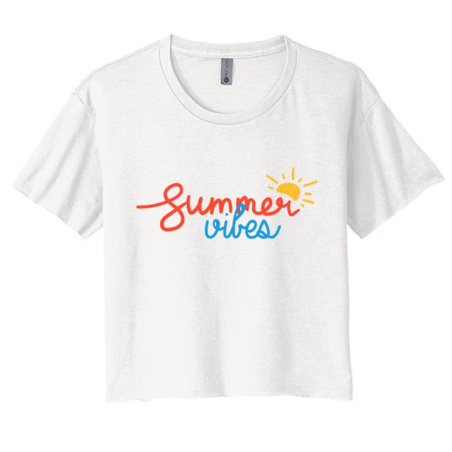 Summer Vibes Vacation Fun Crop Top