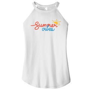 Summer Vibes Vacation Fun Women's Perfect Tri Rocker Tank