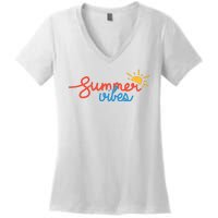 Summer Vibes Vacation Fun Women's V-Neck T-Shirt