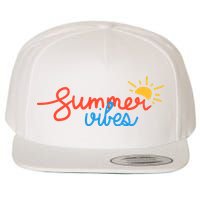 Summer Vibes Vacation Fun Wool Snapback Cap