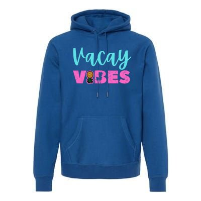 Swingers Vacay Vibes Upside Down Pineapple Small Chest Logo Great Gift Premium Hoodie