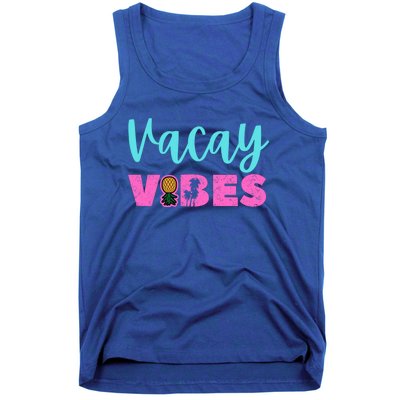 Swingers Vacay Vibes Upside Down Pineapple Small Chest Logo Great Gift Tank Top