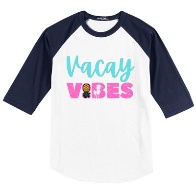 Swingers Vacay Vibes Upside Down Pineapple Small Chest Logo Great Gift Baseball Sleeve Shirt