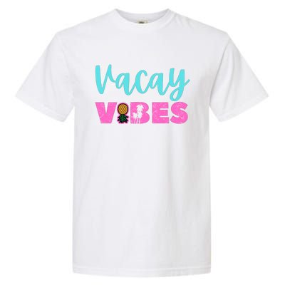 Swingers Vacay Vibes Upside Down Pineapple Small Chest Logo Great Gift Garment-Dyed Heavyweight T-Shirt