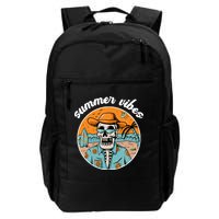 Summer Vibes Vintage Retro Skeleton Backpack