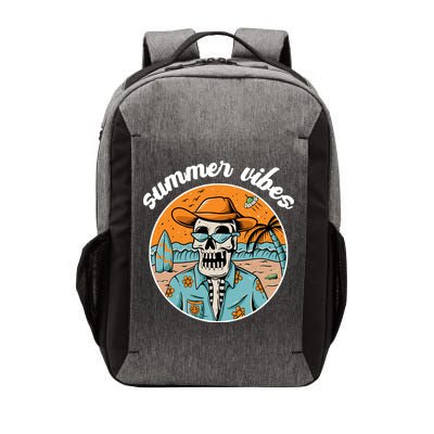 Summer Vibes Vintage Retro Skeleton Vector Backpack
