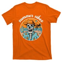 Summer Vibes Vintage Retro Skeleton T-Shirt