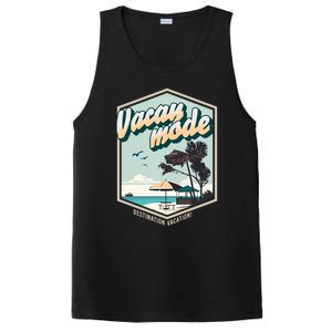 Summer Vacay Vibes Beach Palms Sunny Familiy Vacation Gift PosiCharge Competitor Tank