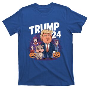 Spooky Vibes With Trump Hippo And Moo Deng! Meaningful Gift T-Shirt