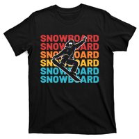 Snowboard Vintage Winter Sports Alpine Skiing Snowboarder T-Shirt