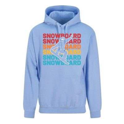 Snowboard Vintage Winter Sports Alpine Skiing Snowboarder Unisex Surf Hoodie