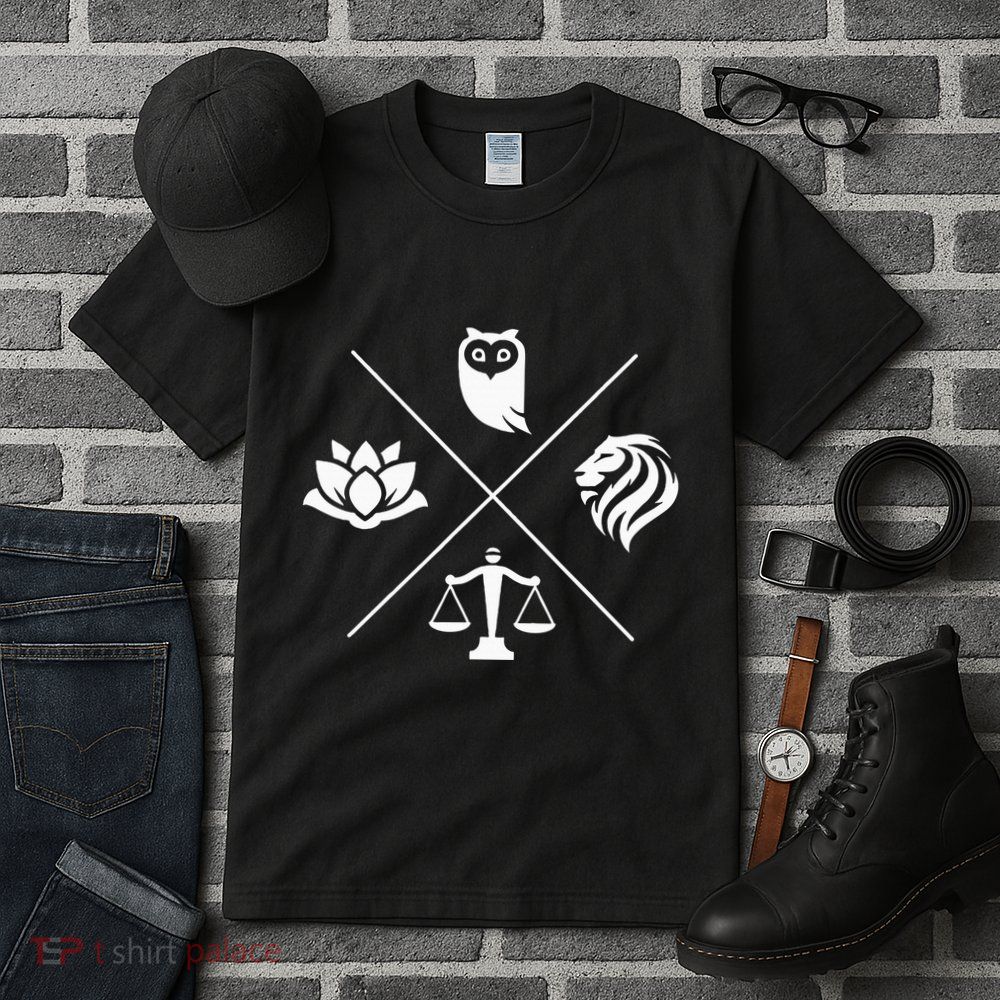 Stoic Virtues Wisdom Temperance Justice Courage Stoicism Stoic Virtues Wisdom Tall T-Shirt