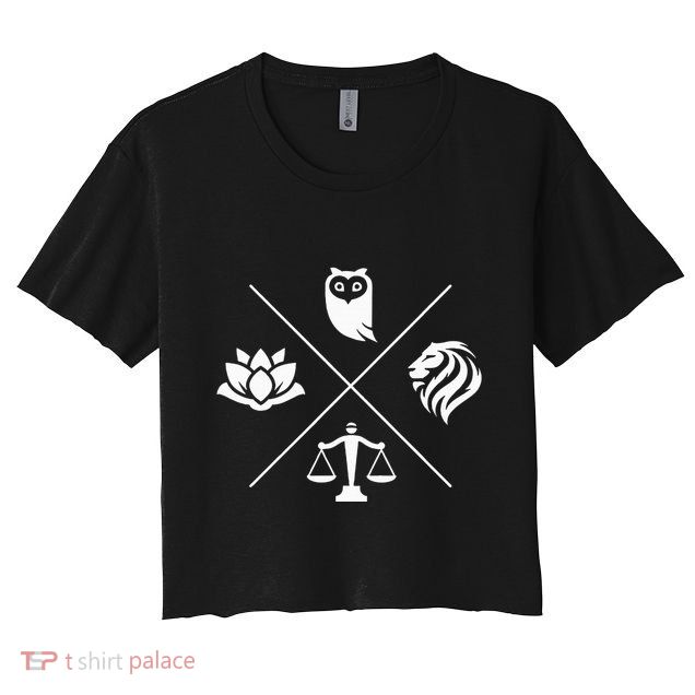 Stoic Virtues Wisdom Temperance Justice Courage Stoicism Stoic Virtues Wisdom Crop Top
