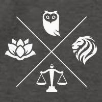 Stoic Virtues Wisdom Temperance Justice Courage Stoicism Stoic Virtues Wisdom Vector Backpack