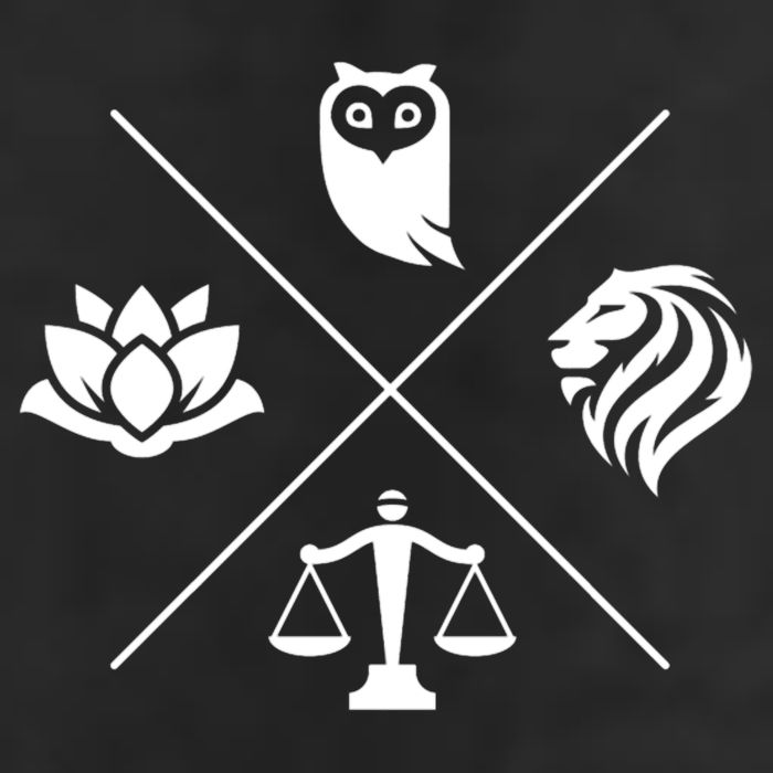 Stoic Virtues Wisdom Temperance Justice Courage Stoicism Cool Comfort Performance Bucket Hat