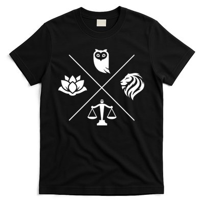 Stoic Virtues Wisdom Temperance Justice Courage Stoicism T-Shirt